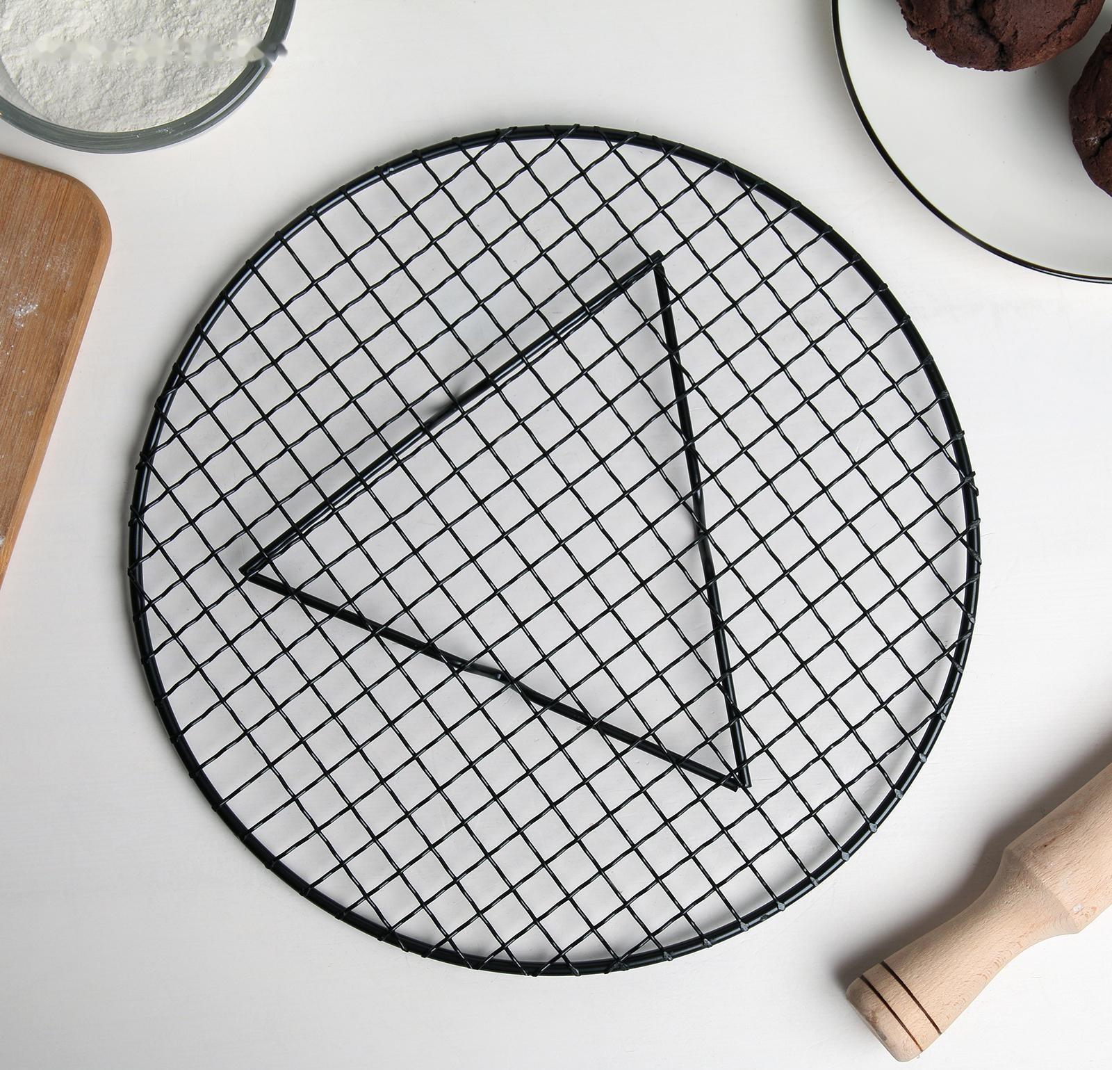 Решётка для глазирования и остывания кондитерских изделий «Круг», 29×2,1 см