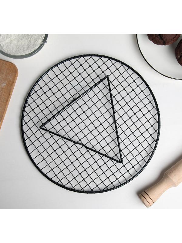 Решётка для глазирования и остывания кондитерских изделий «Круг», 29×2,1 см
