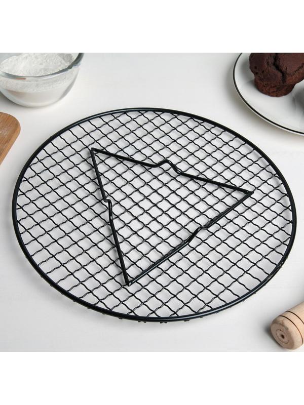 Решётка для глазирования и остывания кондитерских изделий «Круг», 29×2,1 см