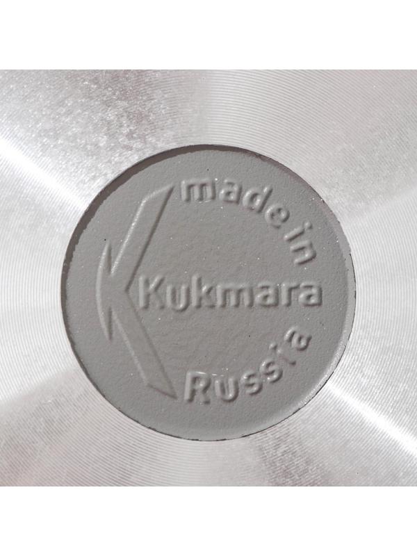 Сковорода, d=26 см, съёмная ручка, стеклянная крышка, антипригарное покрытие, цвет светлый мрамор