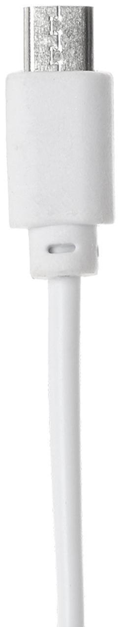 Сетевое зарядное устройство LuazON LCC-25, 2 USB, 1 А, кабель microUSB, красно-белое