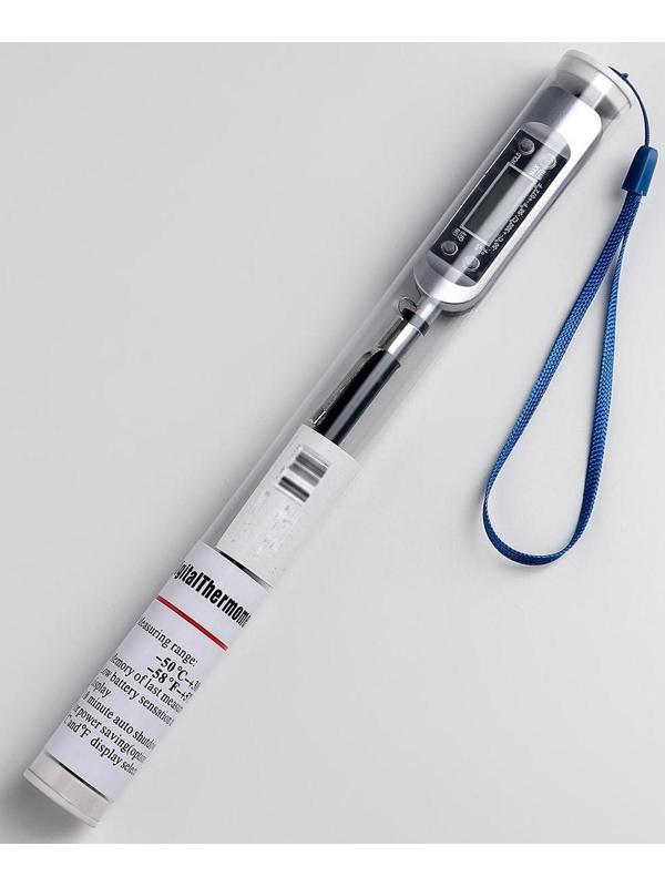 Термометр электронный для пищи, на батарейках, в коробке