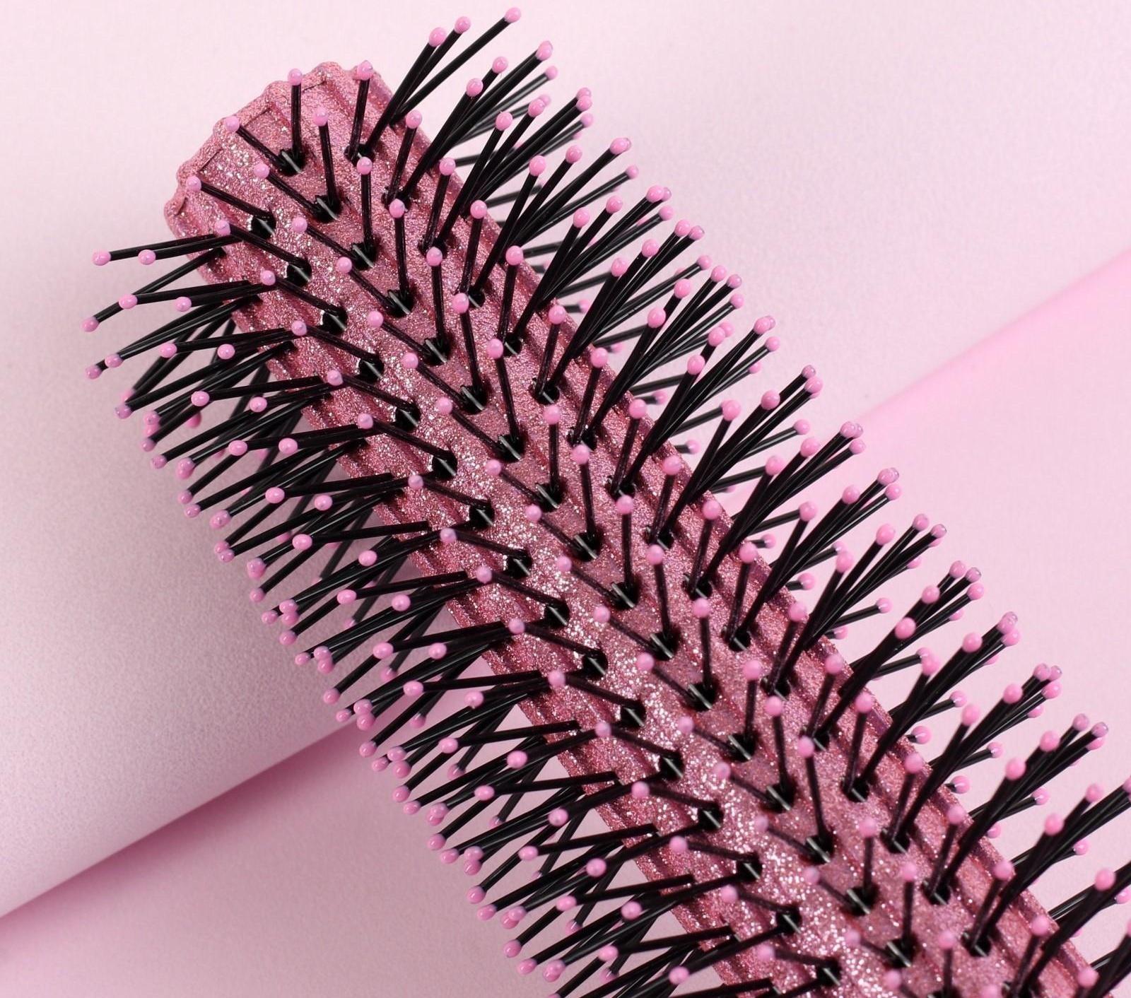 Брашинг, d = 2,4/4,5 × 23 см, цвет розовый