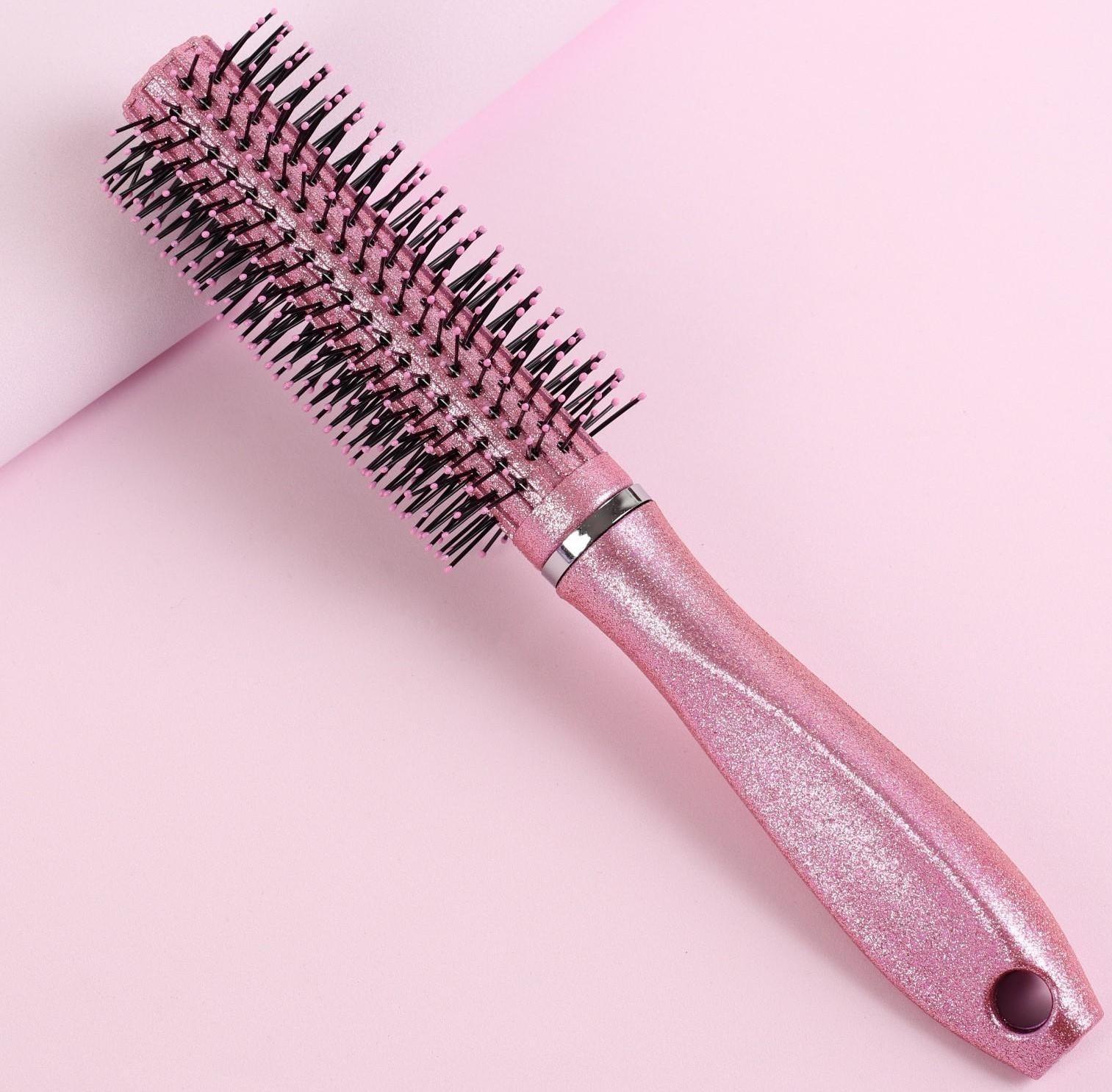 Брашинг, d = 2,4/4,5 × 23 см, цвет розовый