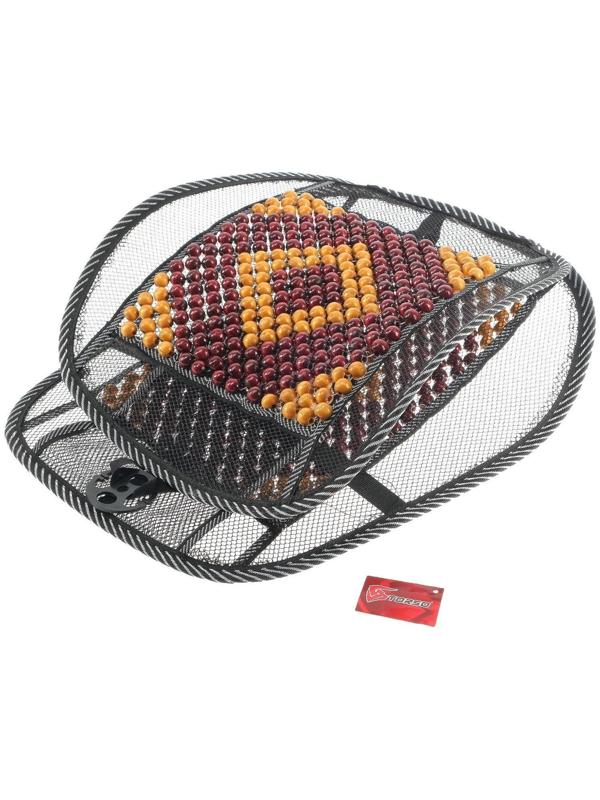 Накидка-массажер TORSO на сиденье, 123×47 см, дерево, узорная массажная вставка