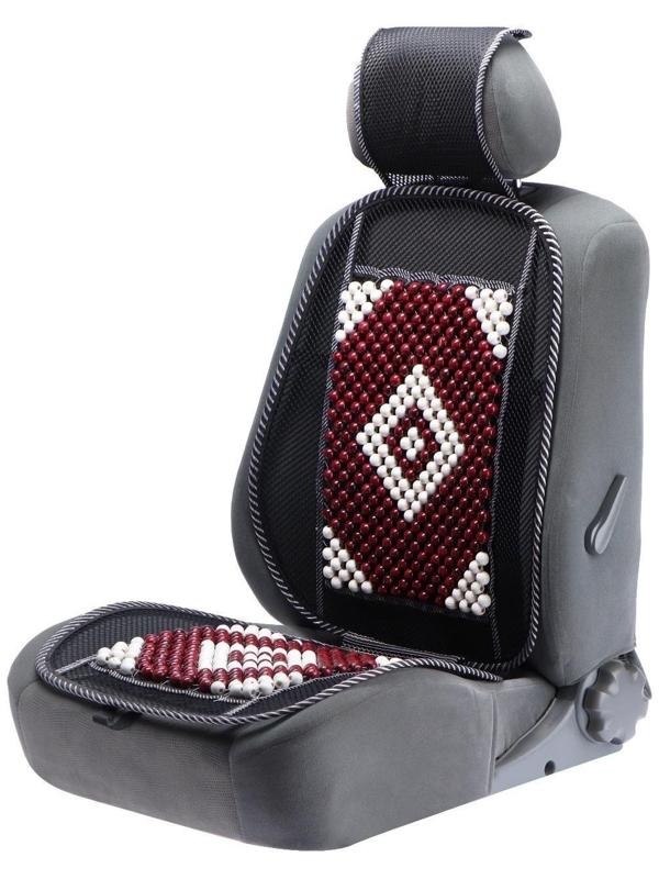 Накидка-массажер TORSO на сиденье, 123×47 см, дерево, узорная массажная вставка