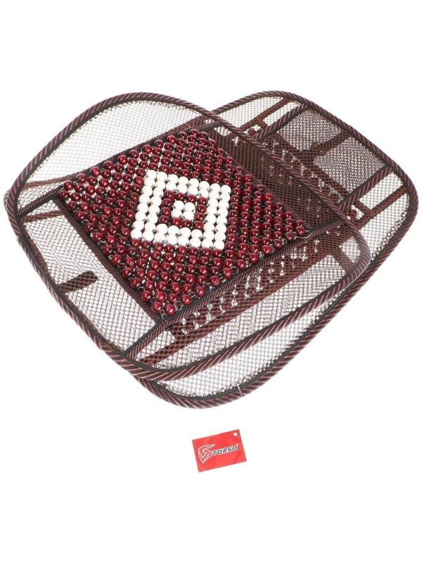 Накидка-массажер TORSO на сиденье, 123×47 см, узорная бамбуковая массажная вставка