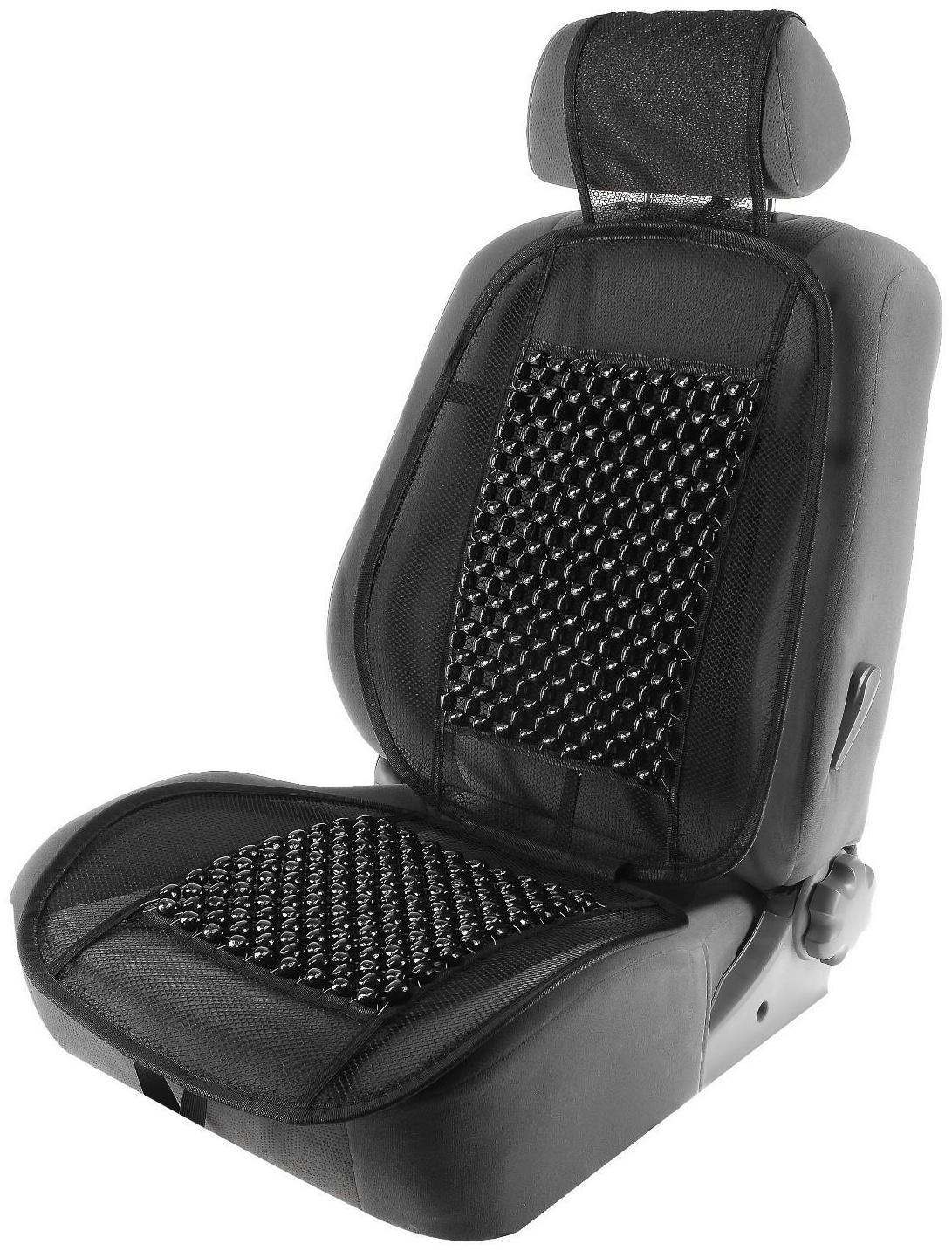 Накидка-массажер TORSO на сиденье, 123×47 см, деревянная вставка