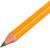 Карандаш чернографитный H, Calligrata, пластиковый, оранжевый