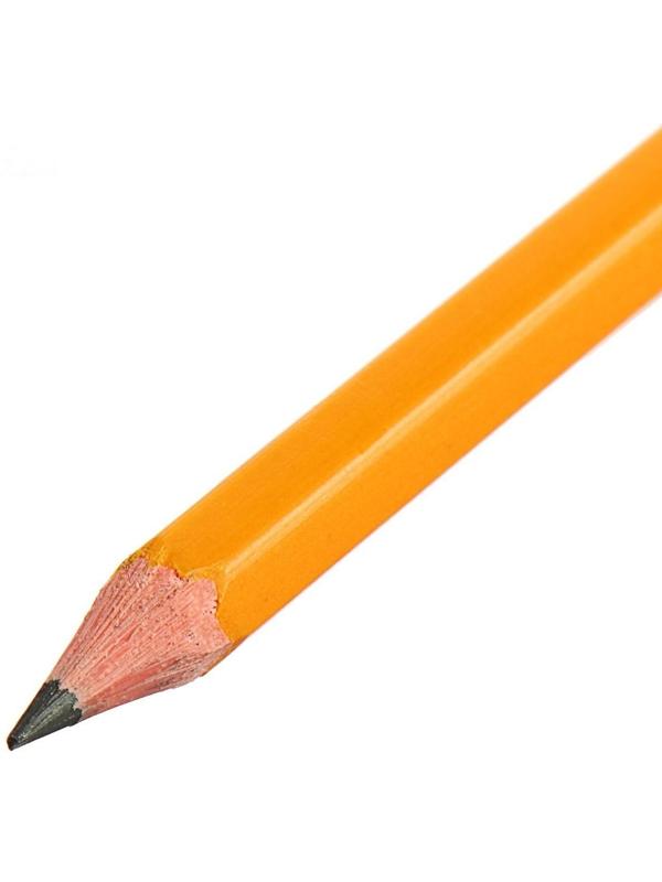 Карандаш чернографитный H, Calligrata, пластиковый, оранжевый