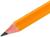 Карандаш чернографитный Н, Calligrata, с ластиком, пластиковый, оранжевый