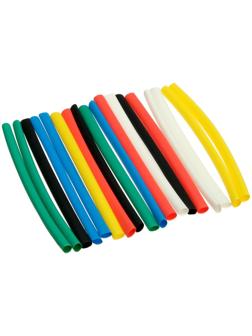 Термоусаживаемая трубка Duwi, 4/2 мм, набор, 18 шт.