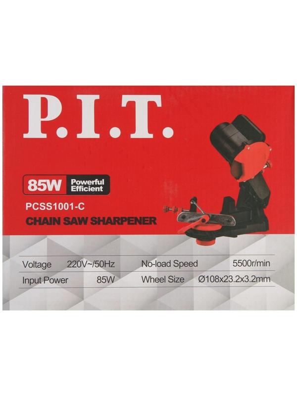 Станок для заточки цепи P.I.T. PCSS1001-C,85 Вт, 5800 об/мин, 108х23.2х3.2 мм
