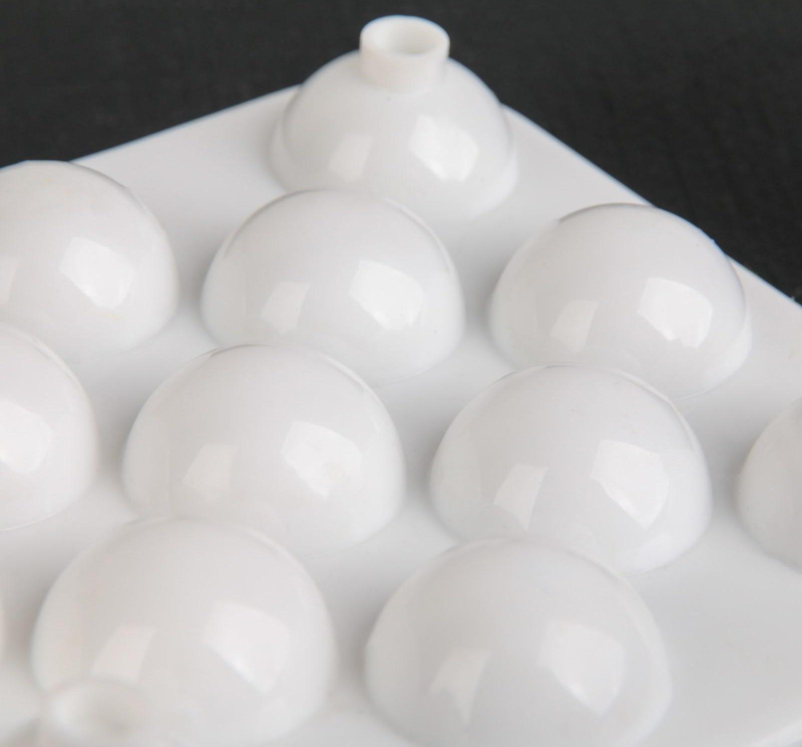 Форма для льда и шоколада «Сфера», 16×12 см, 13 ячеек, цвет белый