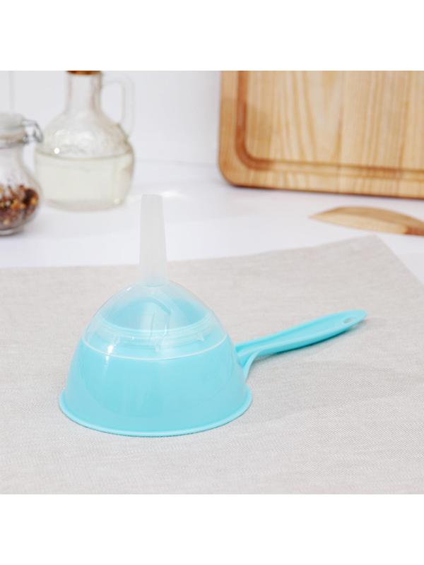 Воронка-сито пластиковая «Комбо», 22×10×10,5 см, цвет МИКС