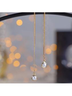 Серьги с жемчугом 