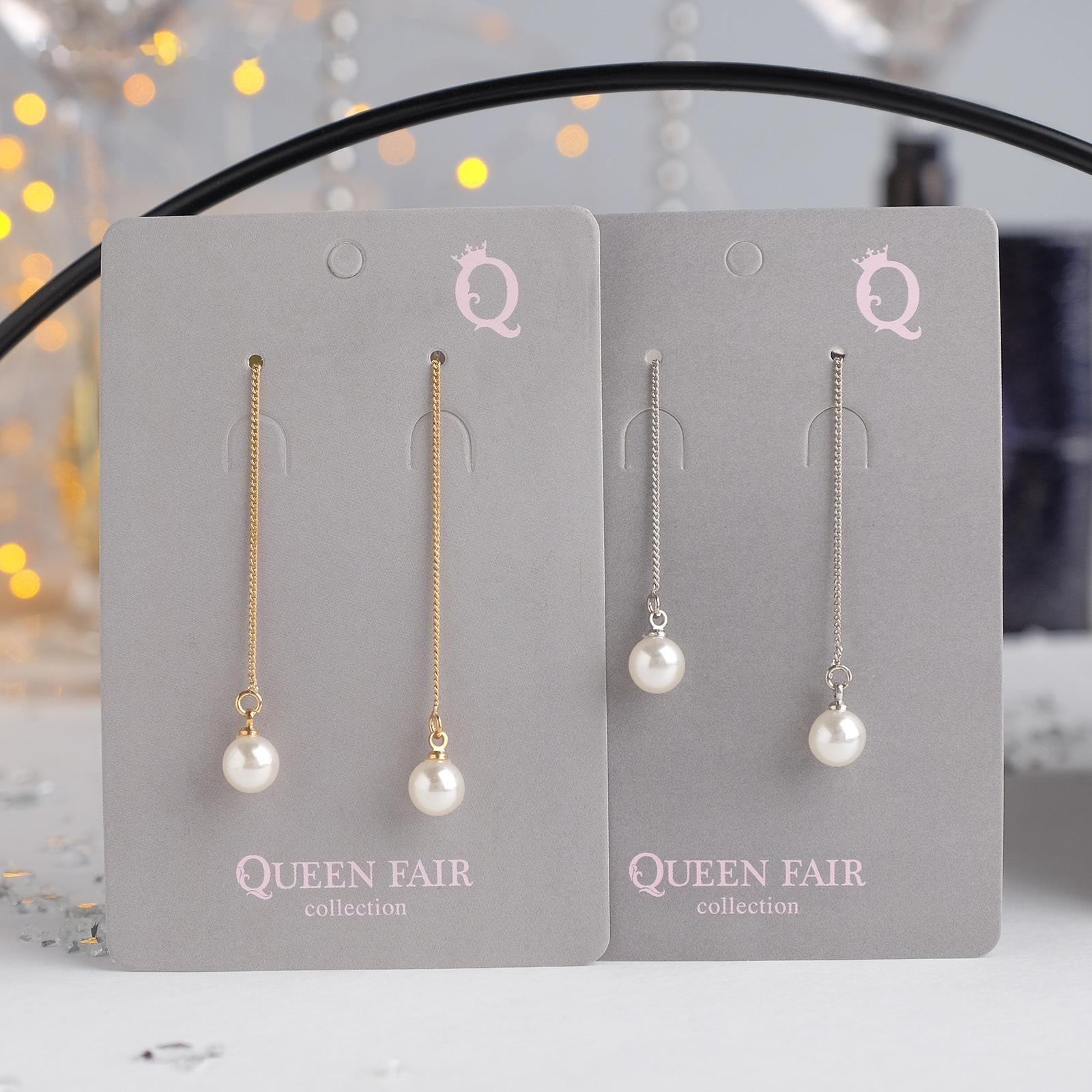 Серьги с жемчугом 