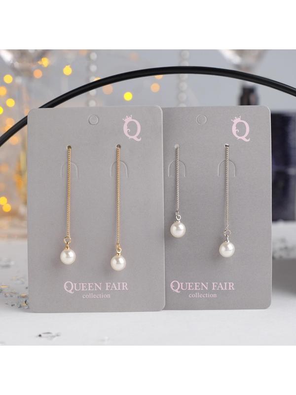 Серьги с жемчугом 