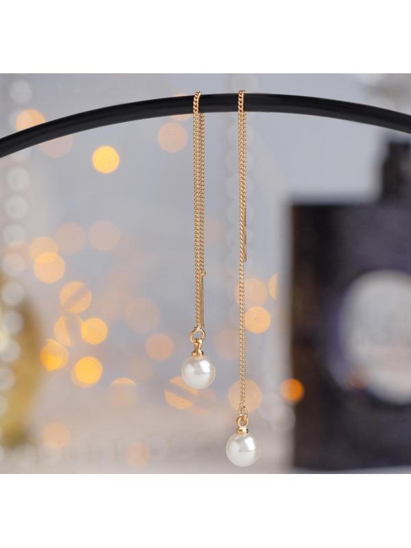 Серьги с жемчугом 