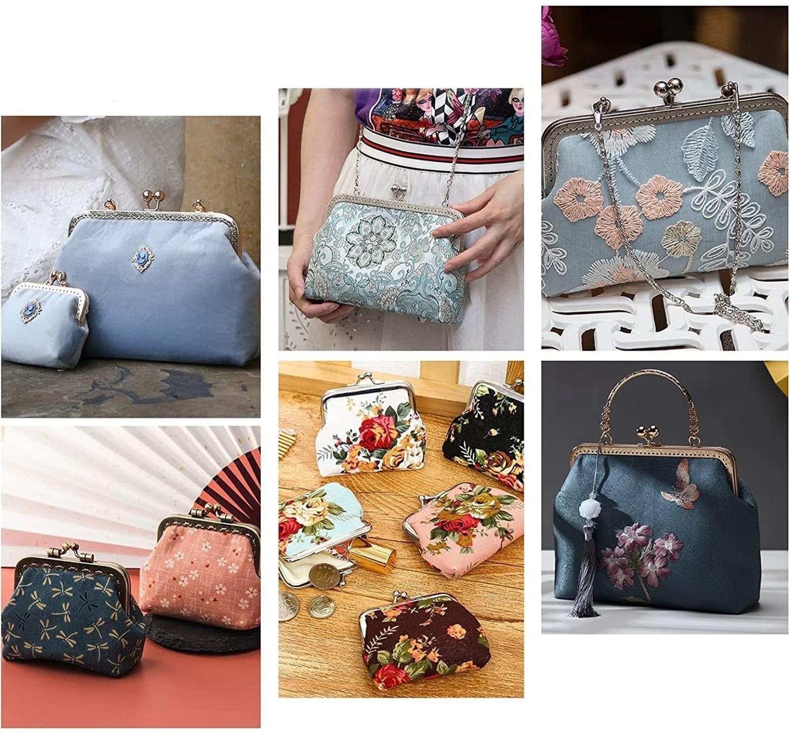 Фермуар пришивной «Прямоугольник», 8 × 5 см, цвет серебряный