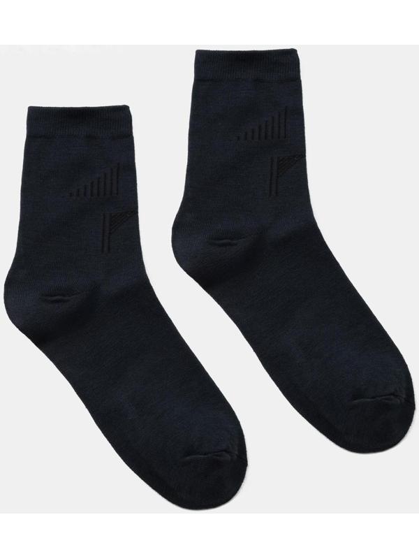 Носки мужские MINAKU «Бамбук», цвет чёрный, размер 40-41 (27 см)