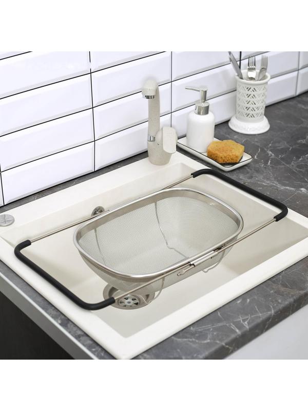 Сушилка на раковину раздвижная, 34×26×11 см