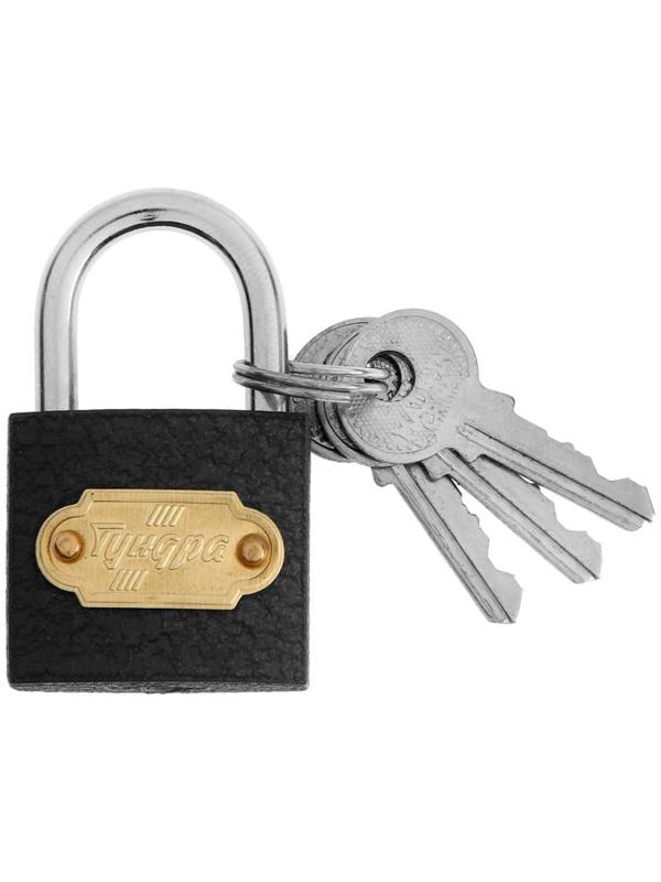 Замок навесной ТУНДРА ZN1032, 32 мм