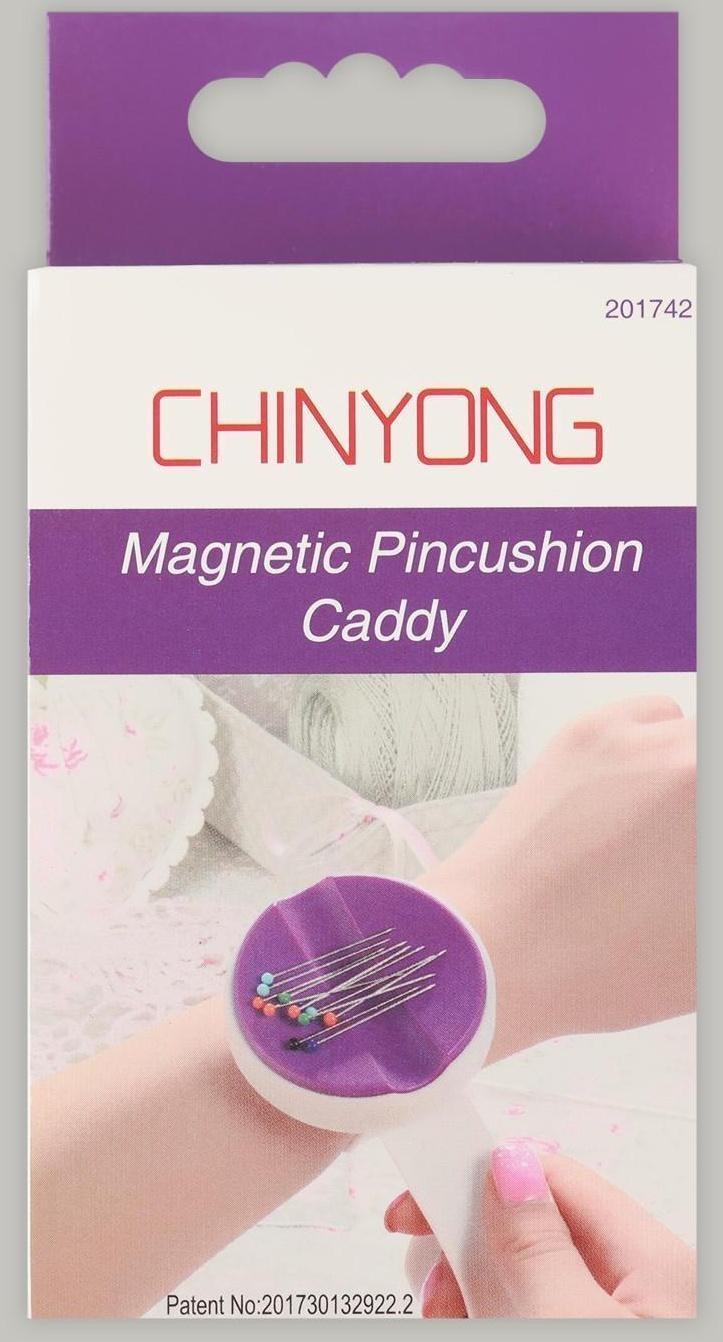 Игольница магнитная на руку, 25 × 5,7 × 1,5 см, цвет МИКС