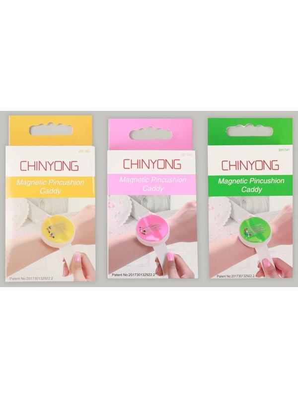 Игольница магнитная на руку, 25 × 5,7 × 1,5 см, цвет МИКС