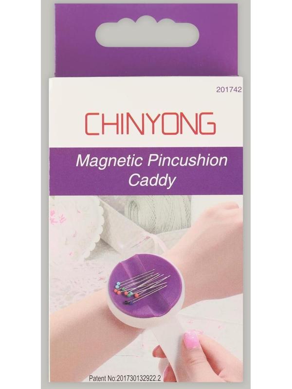 Игольница магнитная на руку, 25 × 5,7 × 1,5 см, цвет МИКС