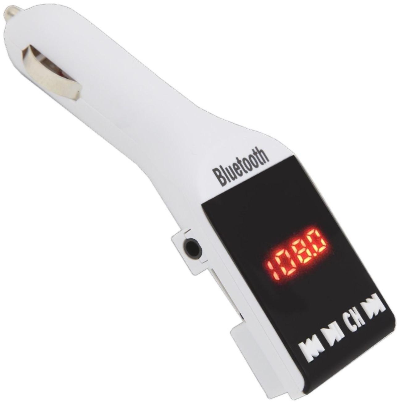 FM - трансмиттер с дисплеем и пультом, Bluetooth, AVS F-901