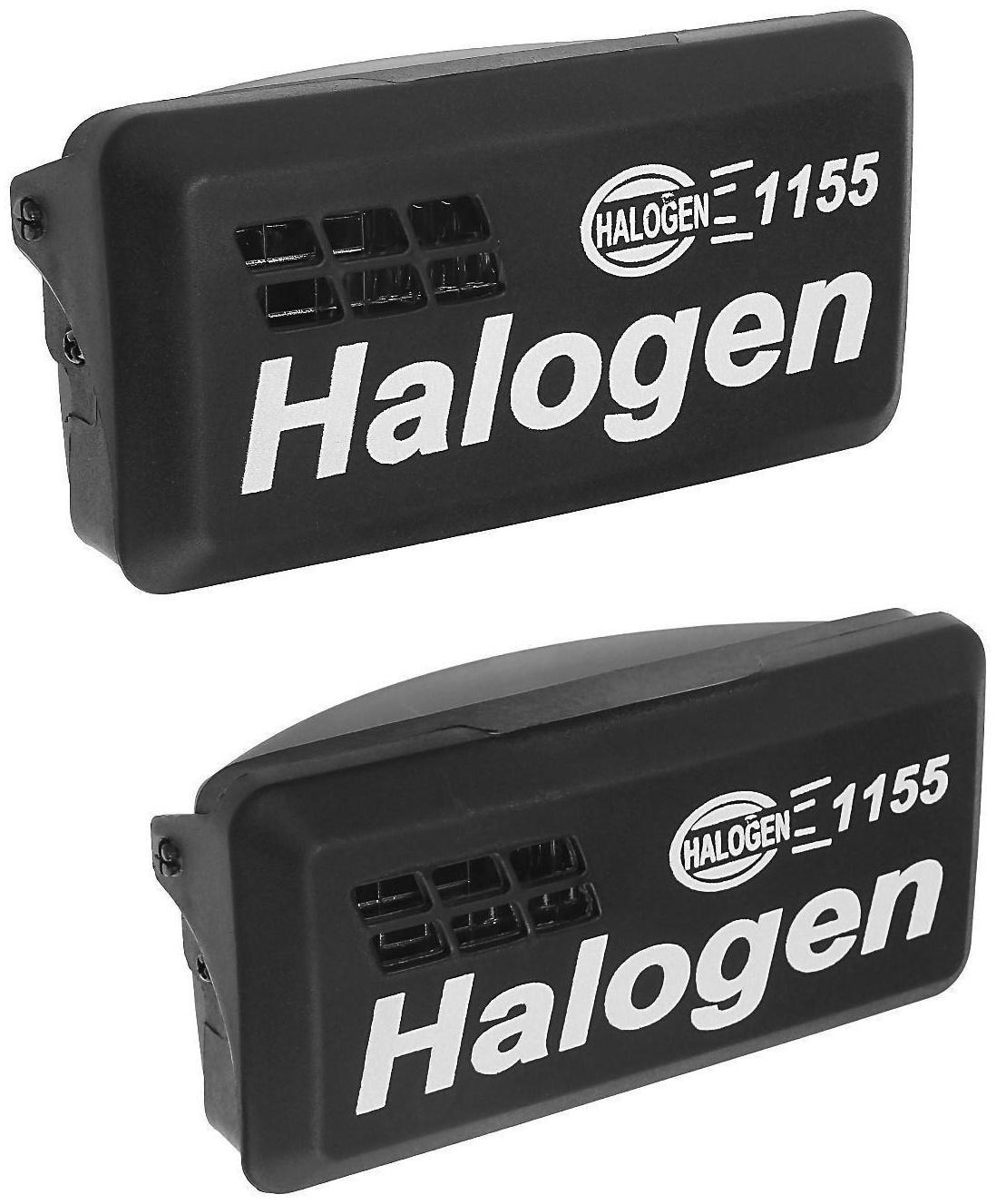 Фара противотуманная AVS PF-1155H, H3, рифленое с откидной крышкой, набор 2 шт 167х80 мм