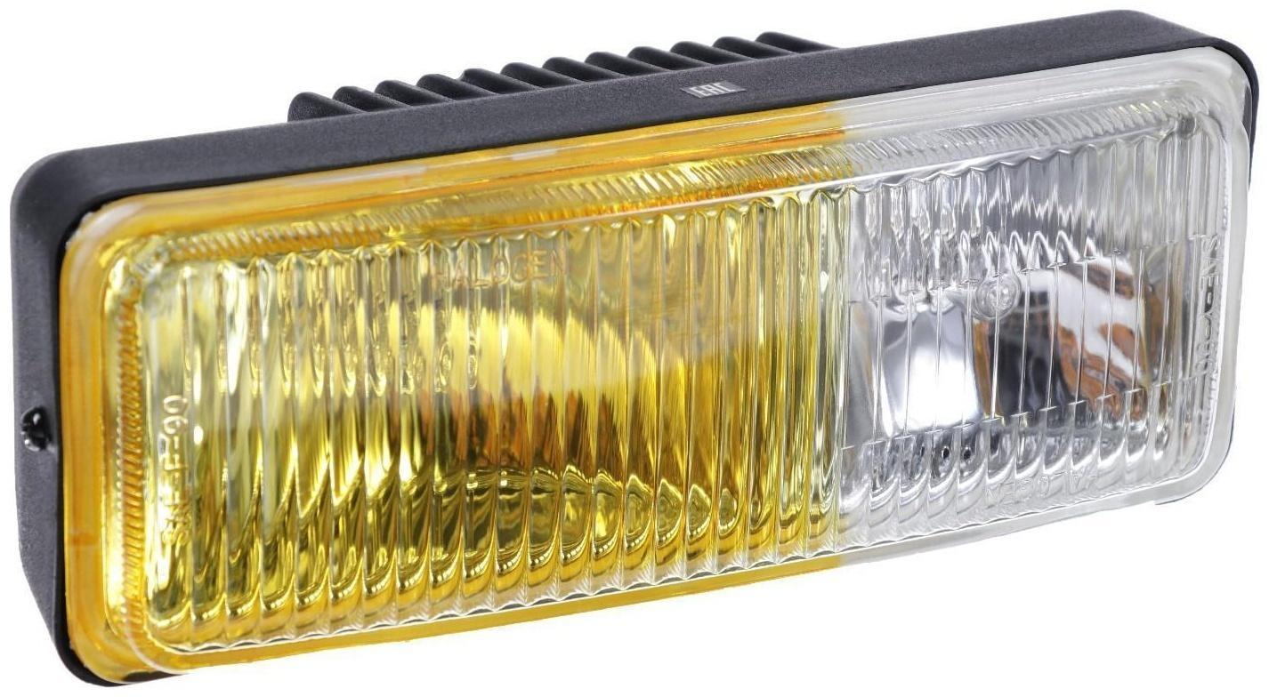 Фара противотуманная AVS PF-116H, H3, двухрежимная, бело-желтый, 12 В, 55 Вт, 2 шт 190х75 мм