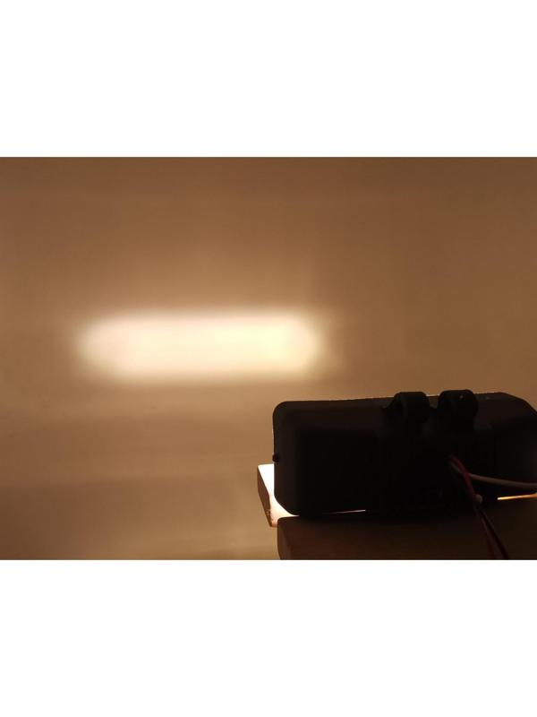 Фара противотуманная AVS PF-116H, H3, двухрежимная, бело-желтый, 12 В, 55 Вт, 2 шт 190х75 мм