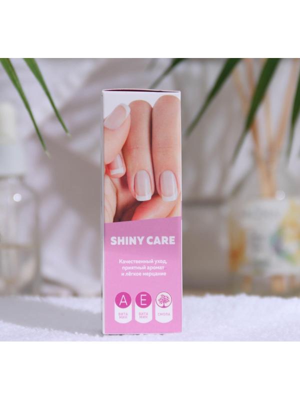 Укрепляющее масло для ногтей Milv Macaroni со смолой мастикового дерева и шиммером, 15 мл