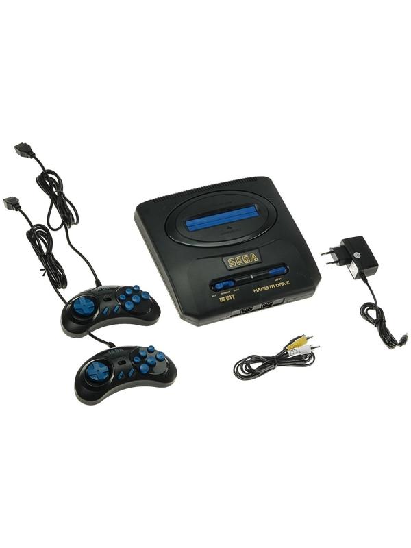 Игровая приставка Magistr Drive 2, 252 игры, 2 геймпада, AV-кабель