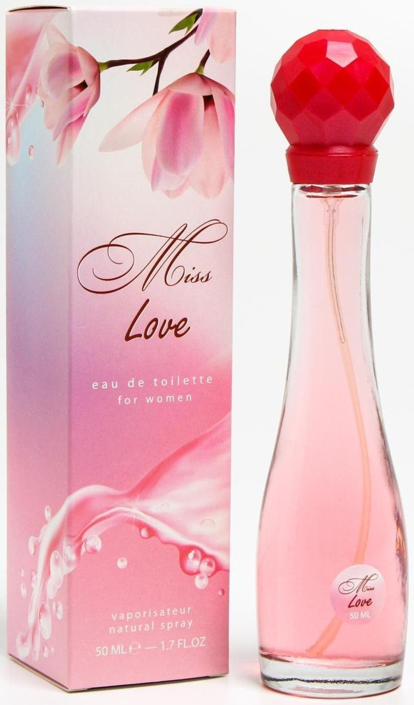Туалетная вода женская Miss Love, 50 мл