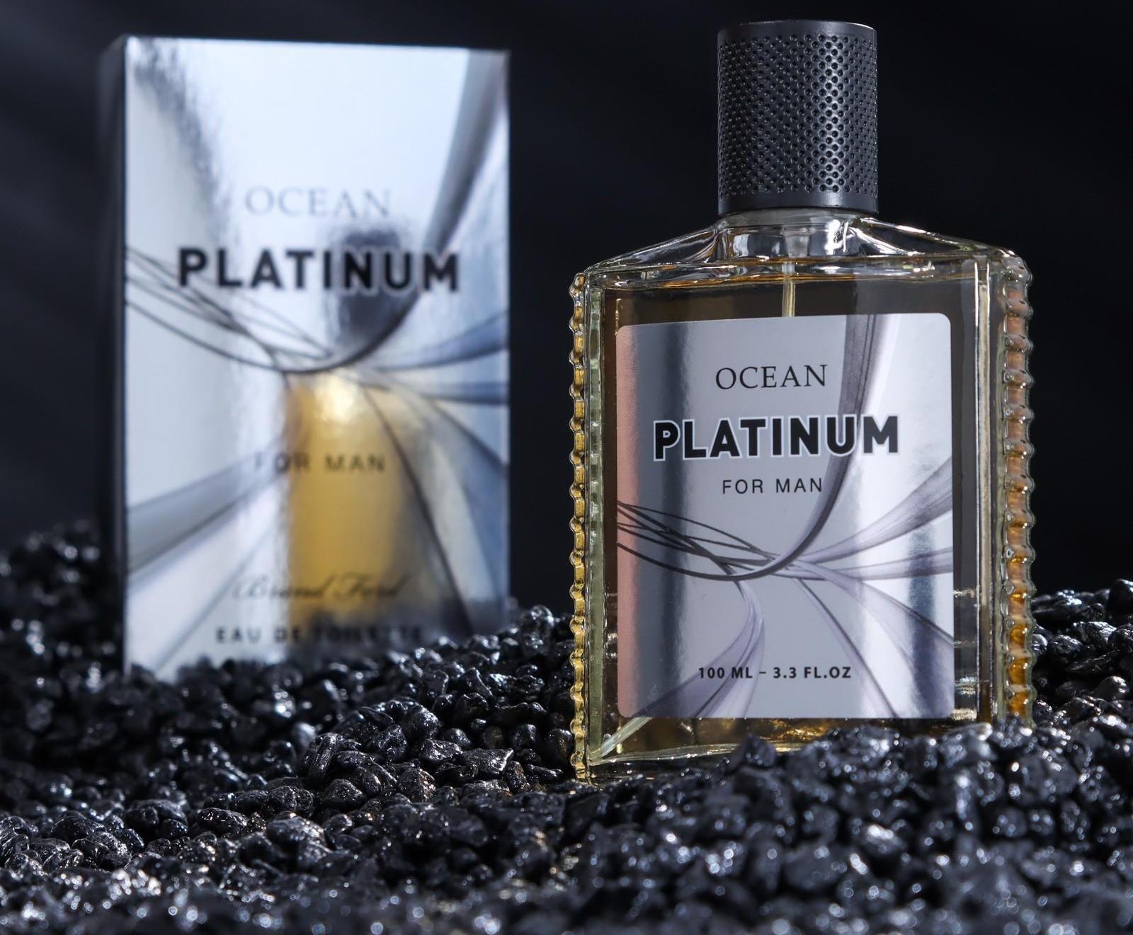 Туалетная вода мужская Ocean Platinum, 100 мл