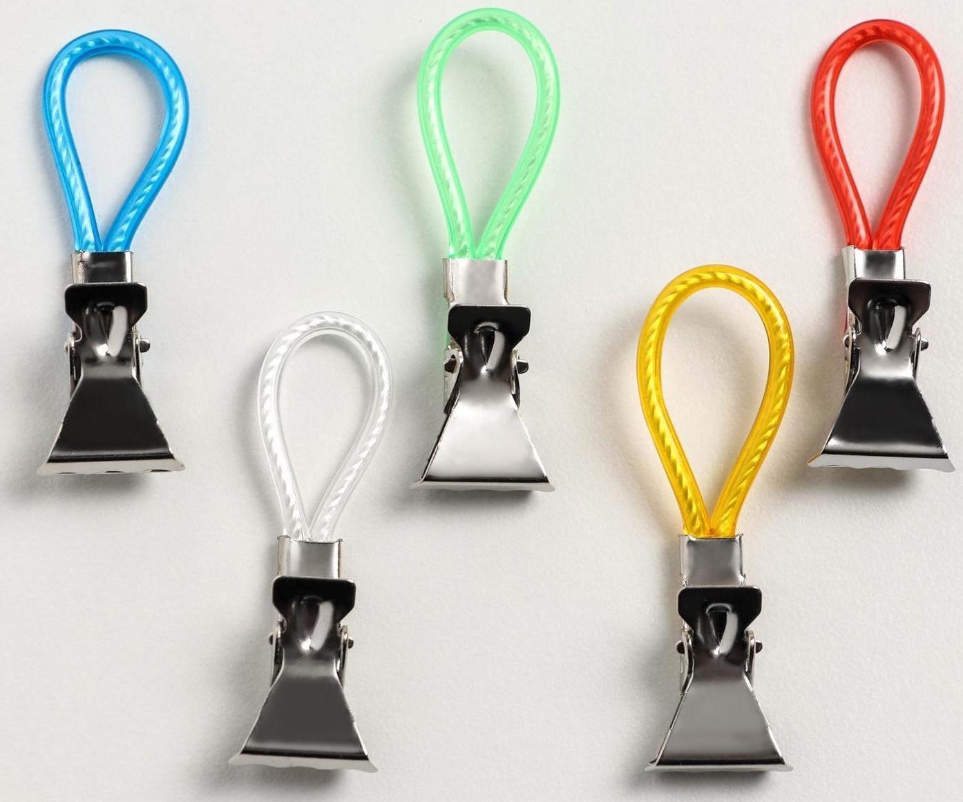 Прищепка универсальная с петелькой Доляна, 5 шт