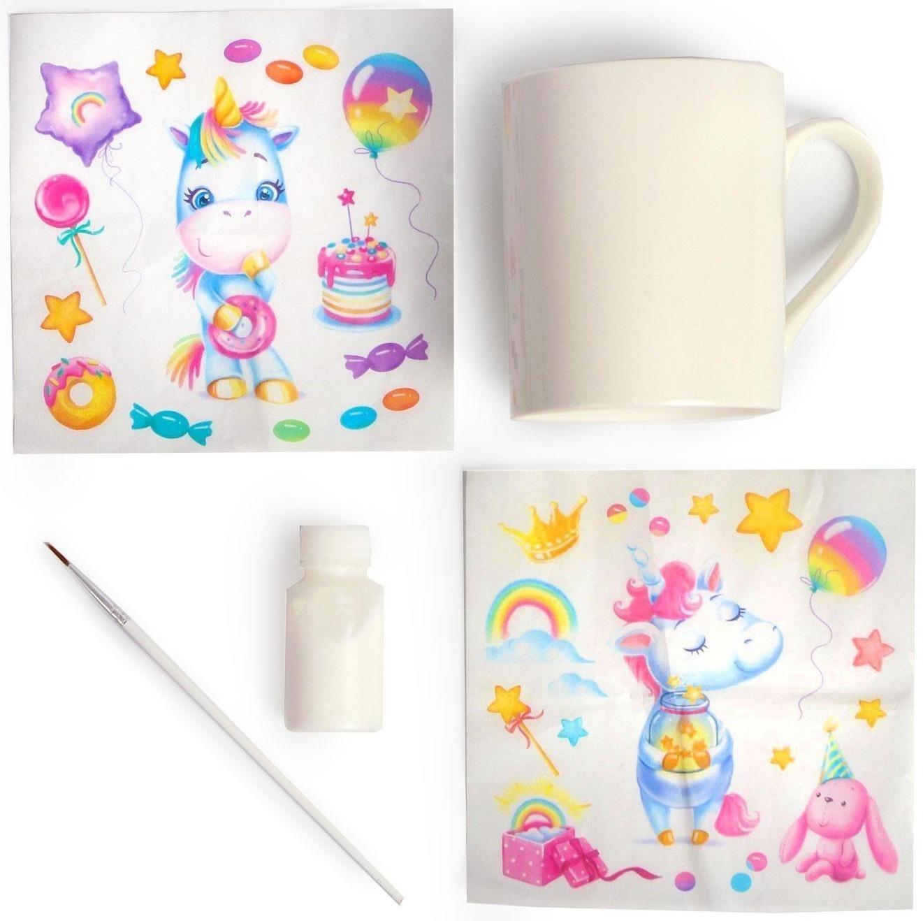 Набор для творчества «Декупаж кружки: единорожка»