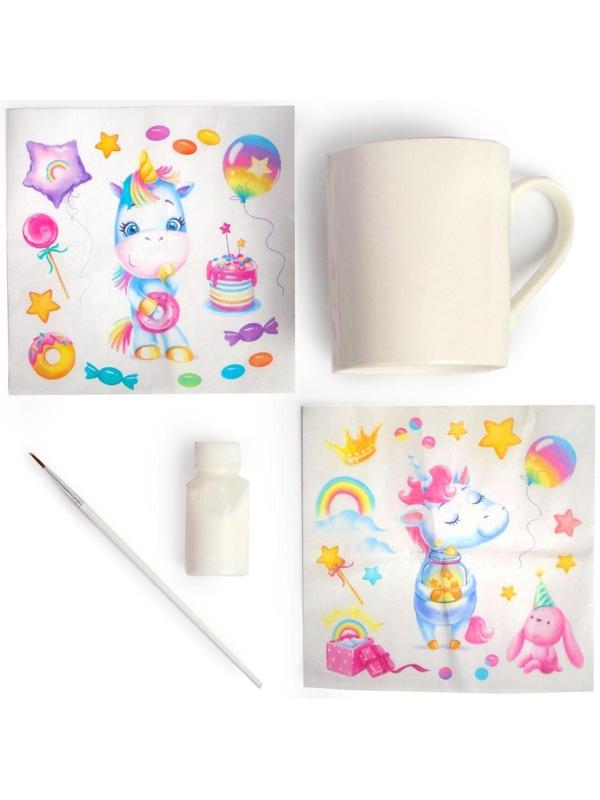 Набор для творчества «Декупаж кружки: единорожка»