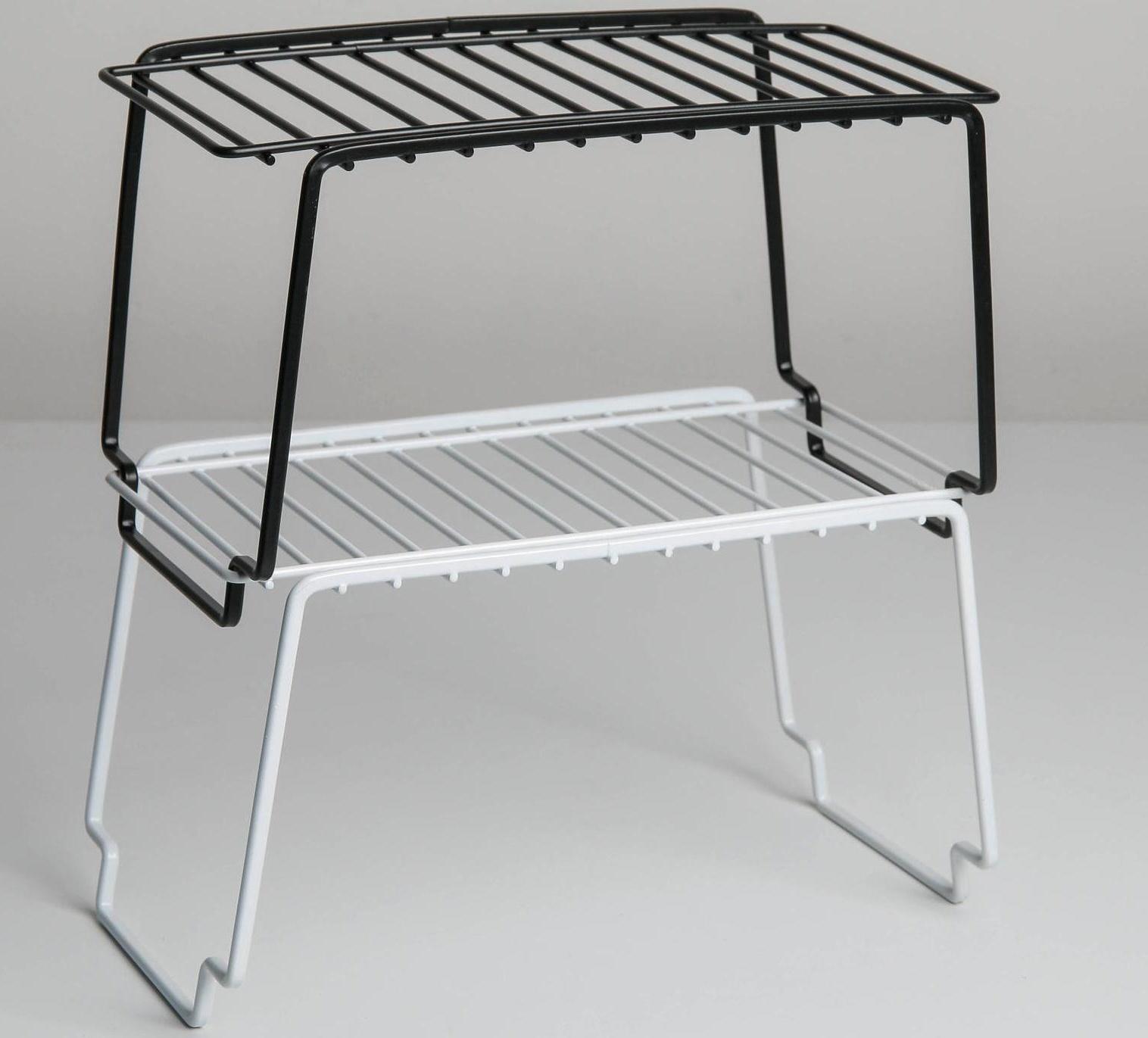 Полка универсальная, 24×14,3×14 см, цвет чёрный