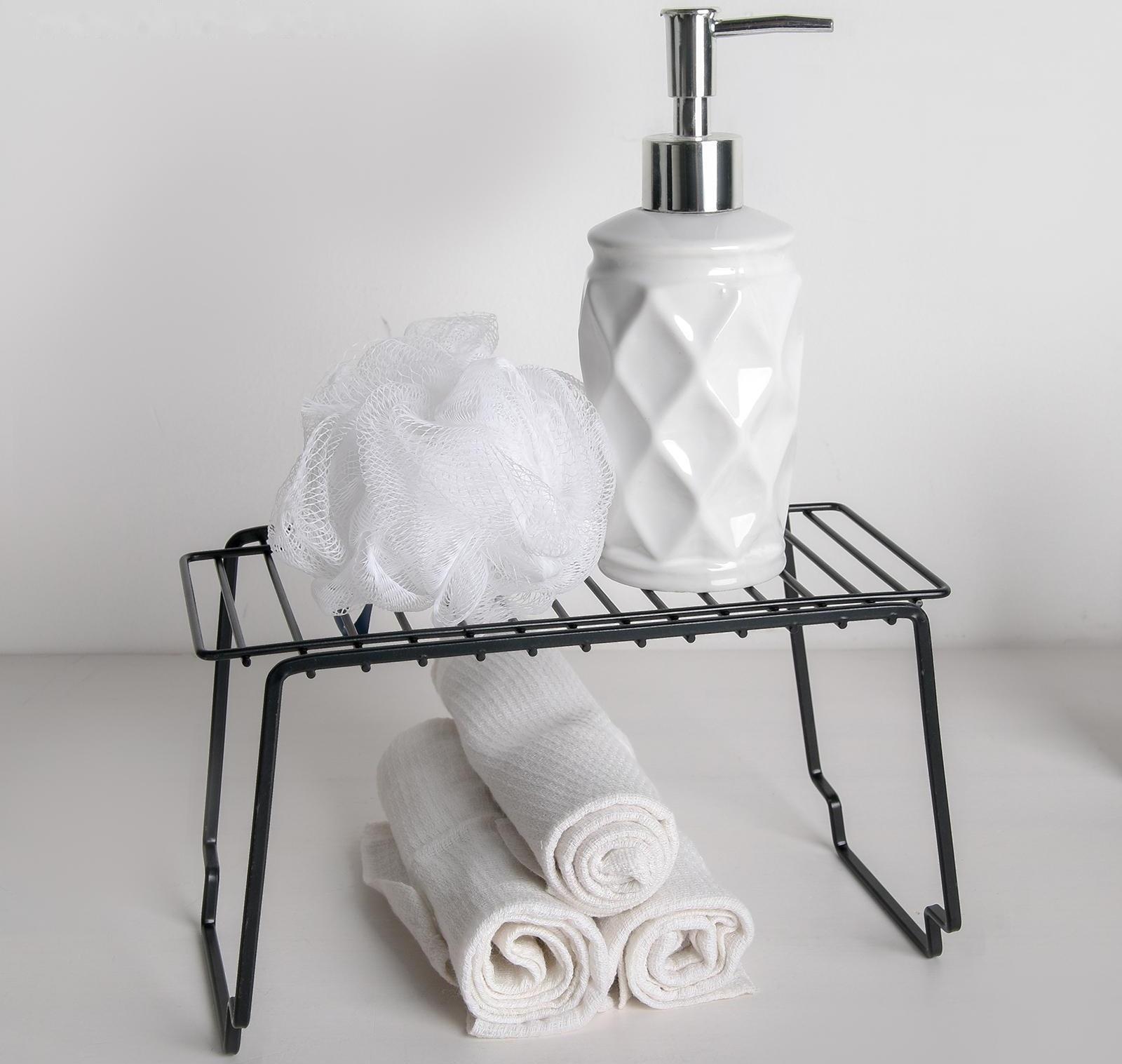 Полка универсальная, 24×14,3×14 см, цвет чёрный