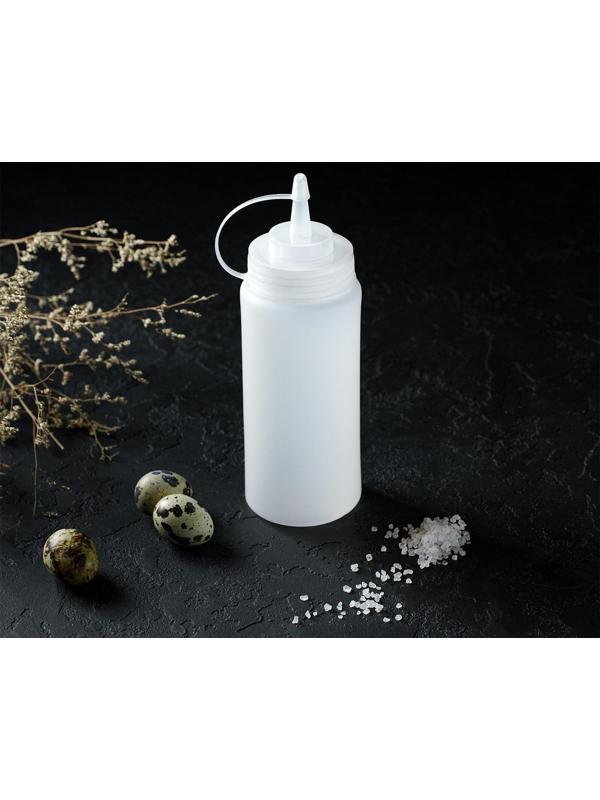 Ёмкость для соуса, 480 мл, 6,5×19,5 см, цвет белый