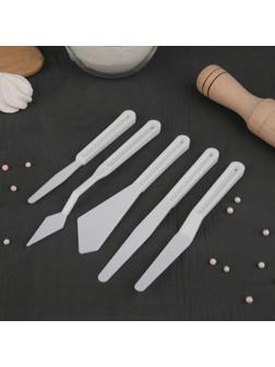 Набор для моделирования кондитерских украшений, 5 шт