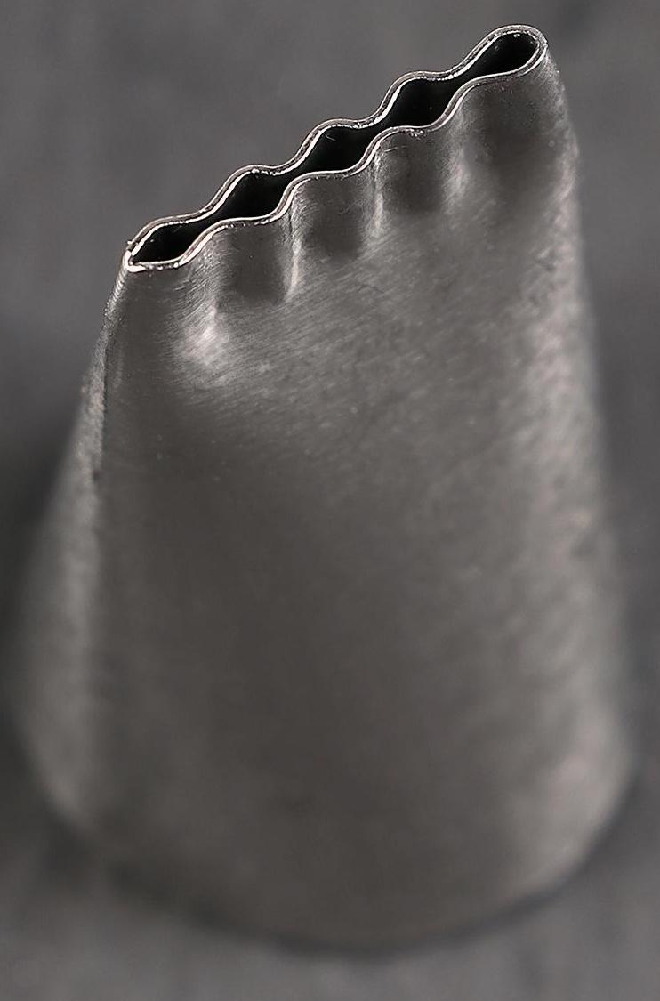 Насадка кондитерская, d=2,5 см, выход 1,7 см, нержавеющая сталь