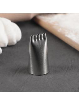 Насадка кондитерская, d=2,5 см, выход 1,7 см, нержавеющая сталь