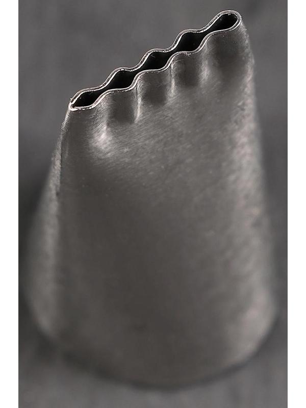 Насадка кондитерская, d=2,5 см, выход 1,7 см, нержавеющая сталь