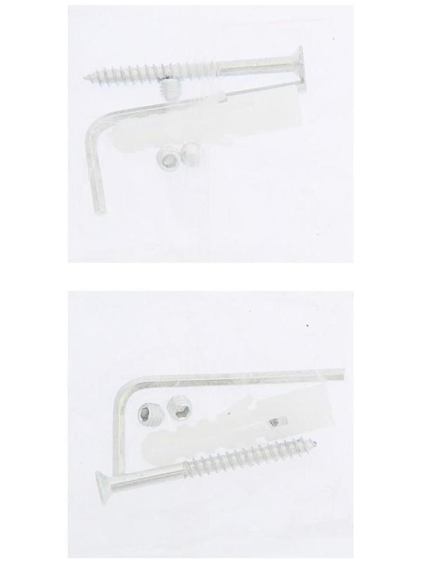 Комплект Рейлинга ТУНДРА Модерн, 2 заглушки, 2 держателя, Труба 1000 мм
