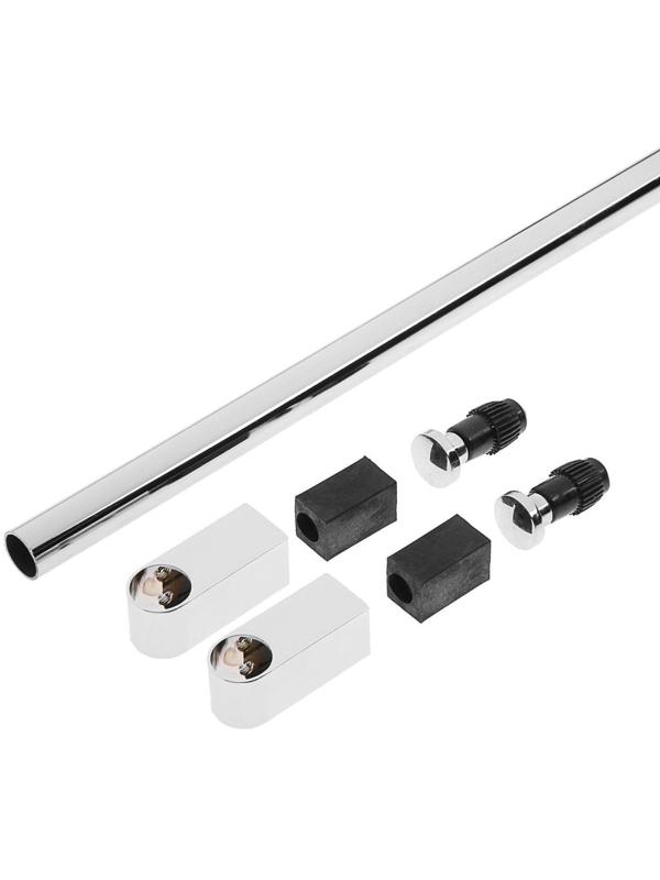 Комплект Рейлинга ТУНДРА Модерн, 2 заглушки, 2 держателя, Труба 1000 мм